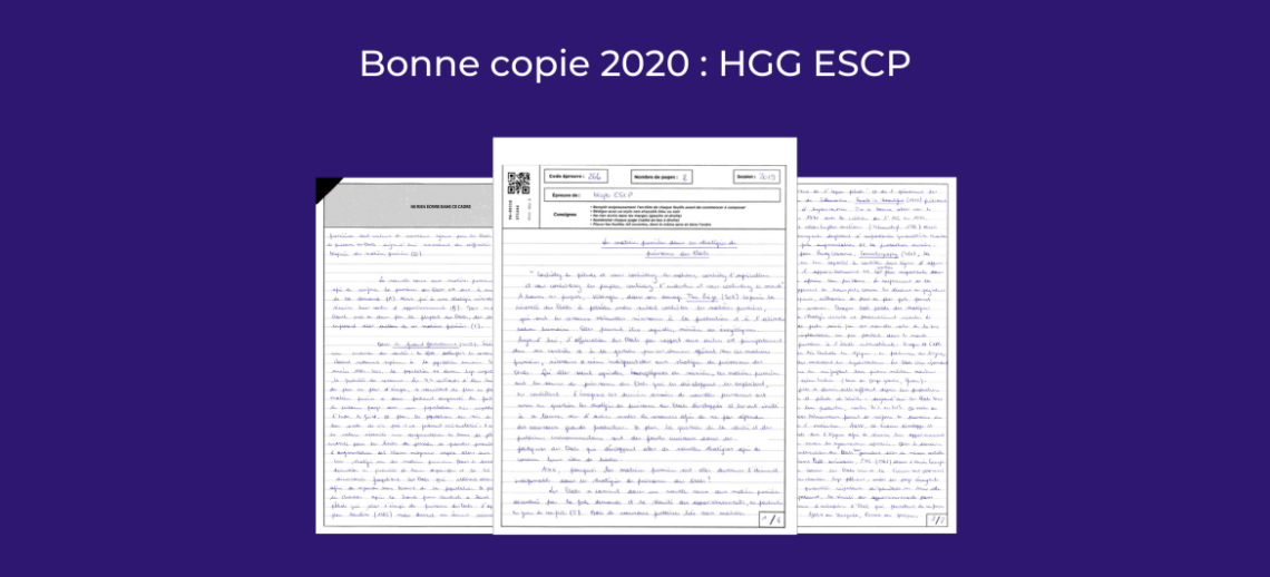 Bonne copie 2020 : Géopolitique ESCP