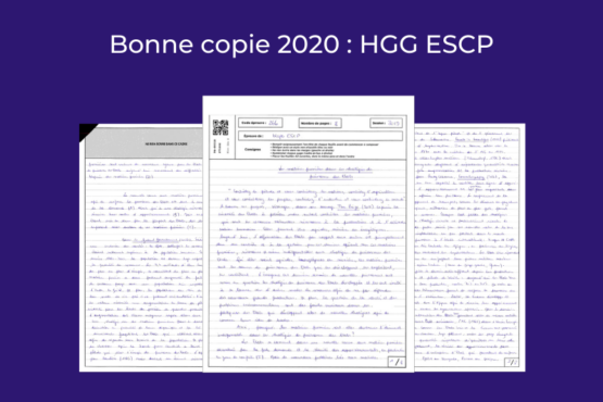 Bonne copie 2020 : Géopolitique ESCP