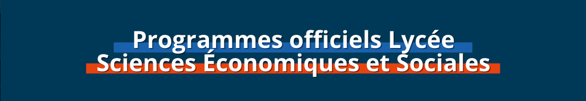 Programmes lycée_2021_Sciences eco Programmes lycée_2021_Sciences eco
