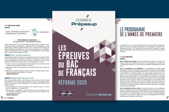 Le cahier des épreuves du Bac de Français