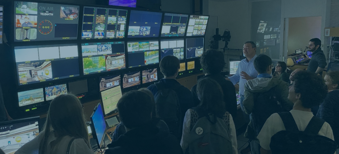 Atelier culture scientifique : la classe de Seconde en visite chez France Télévisions