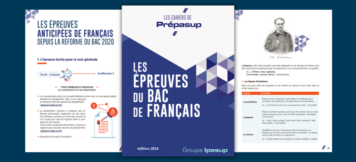 Le cahier des épreuves du Bac de Français 2024