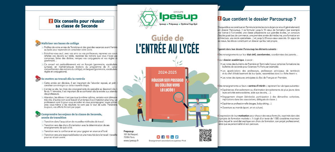 Guide de l’entrée au lycée 2024/2025