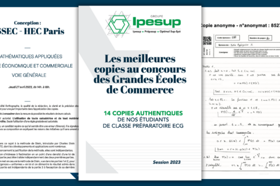 Les meilleures copies de Mathématiques du concours des Grandes Écoles de Commerce 2023