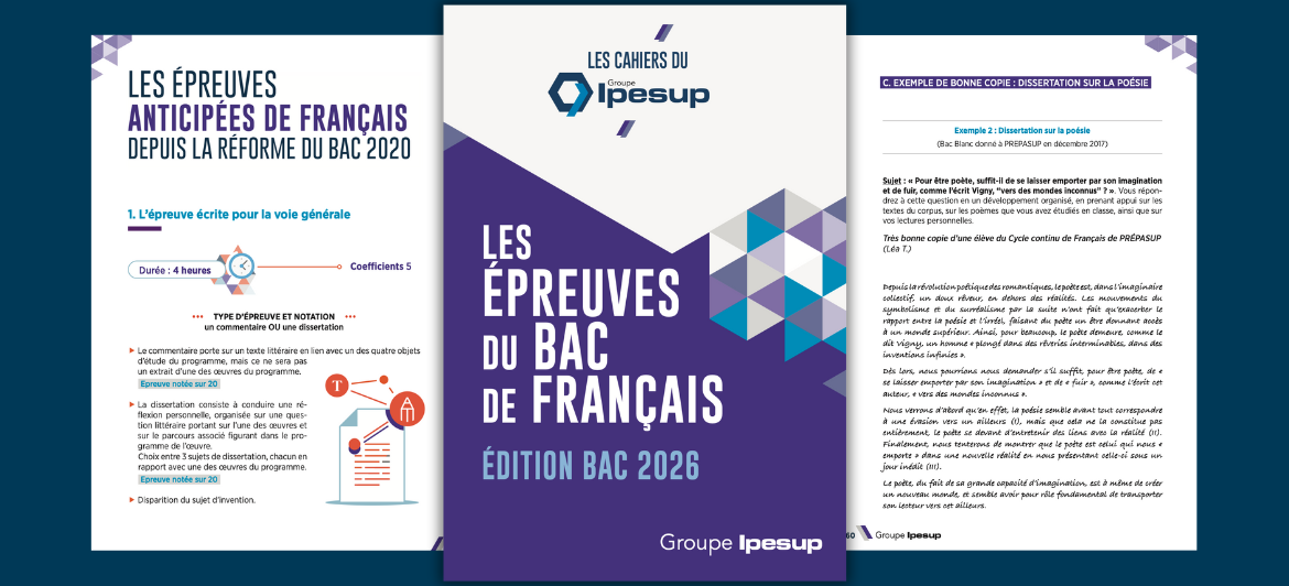 Le cahier des épreuves du Bac de Français 2026