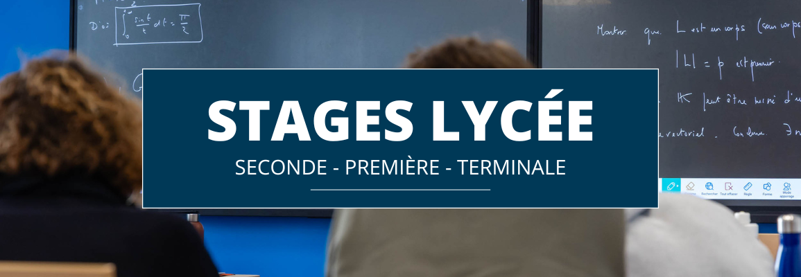 Stages Lycée Ipesup