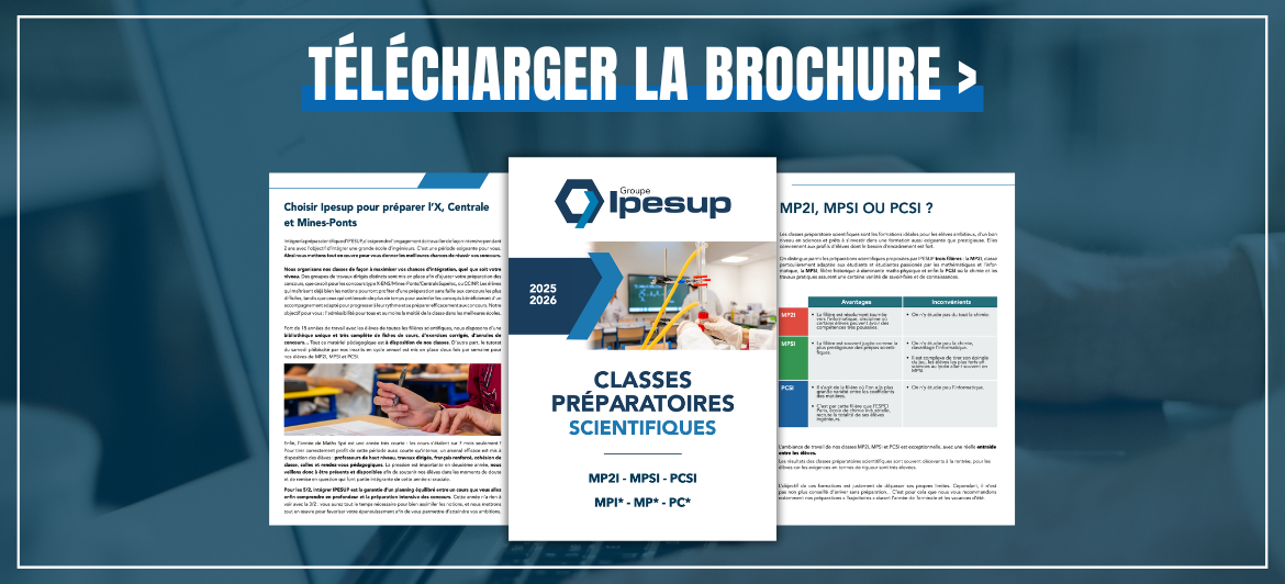 Brochure Prépa Scientifique 25-26