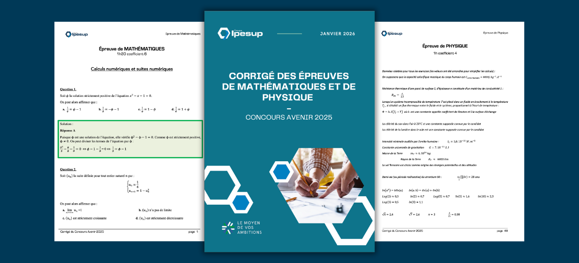 Corrigé du concours Avenir 2025