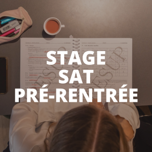 SAT pré-rentrée