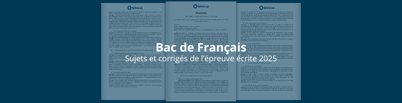 Bac de Français 2025 - Sujets et corrigés