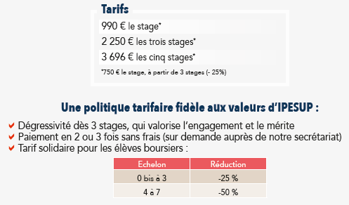 tarifs