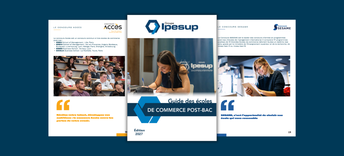 Guide Ipesup écoles de commerce post-bac 2027