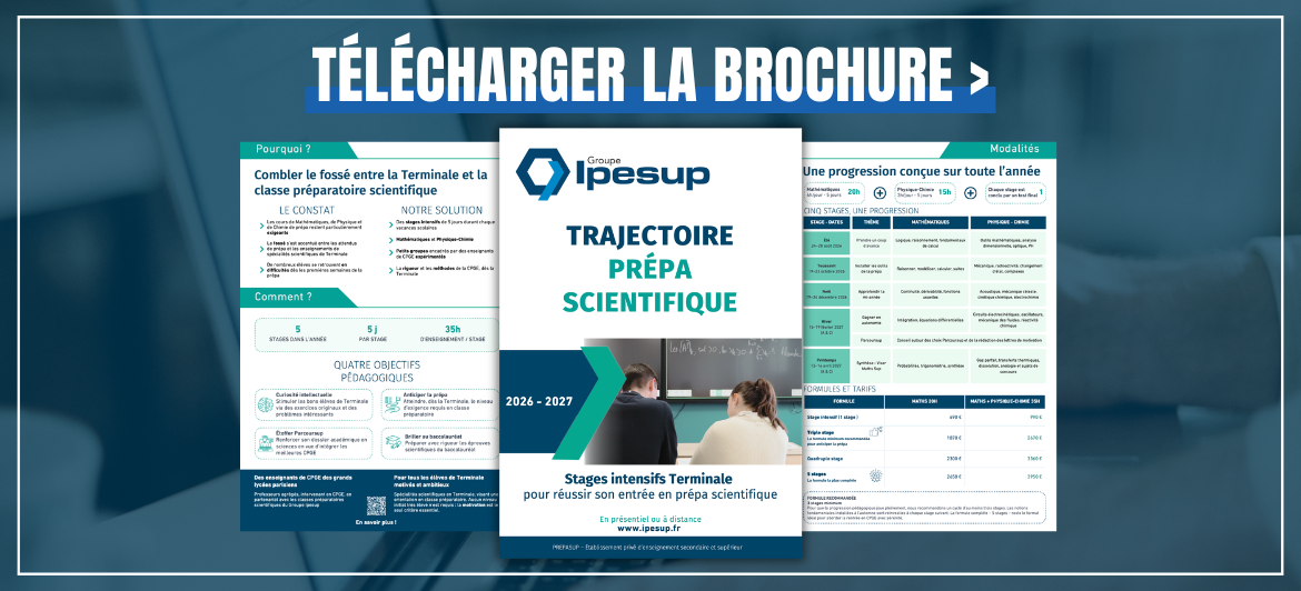 Brochure Trajectoire Prépa Scientifique 2026-2027