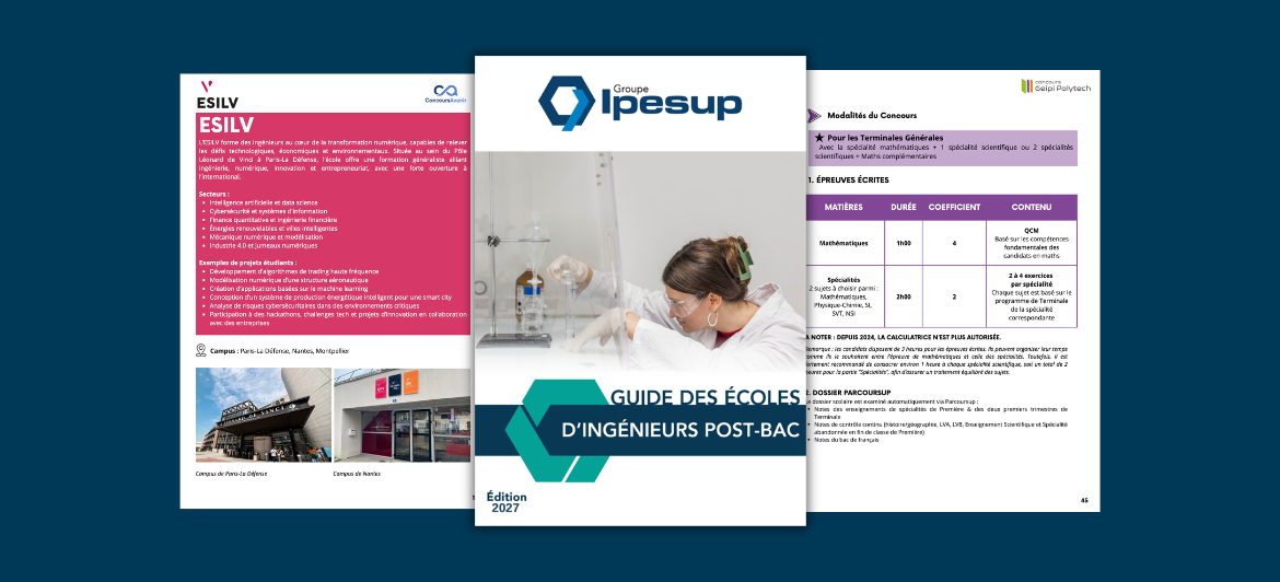 Guide des écoles d'ingénieurs 2027