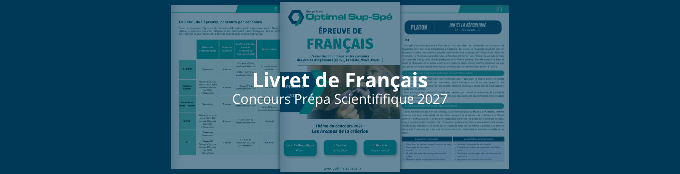Livret de Français OSS 2027