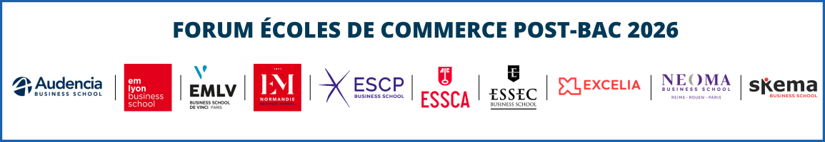 Écoles - Forum post-bac commerce 2026 - 09:2026