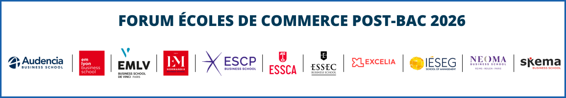 Écoles - Forum post-bac commerce 2026